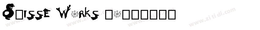 Suisse Works Bold字体转换